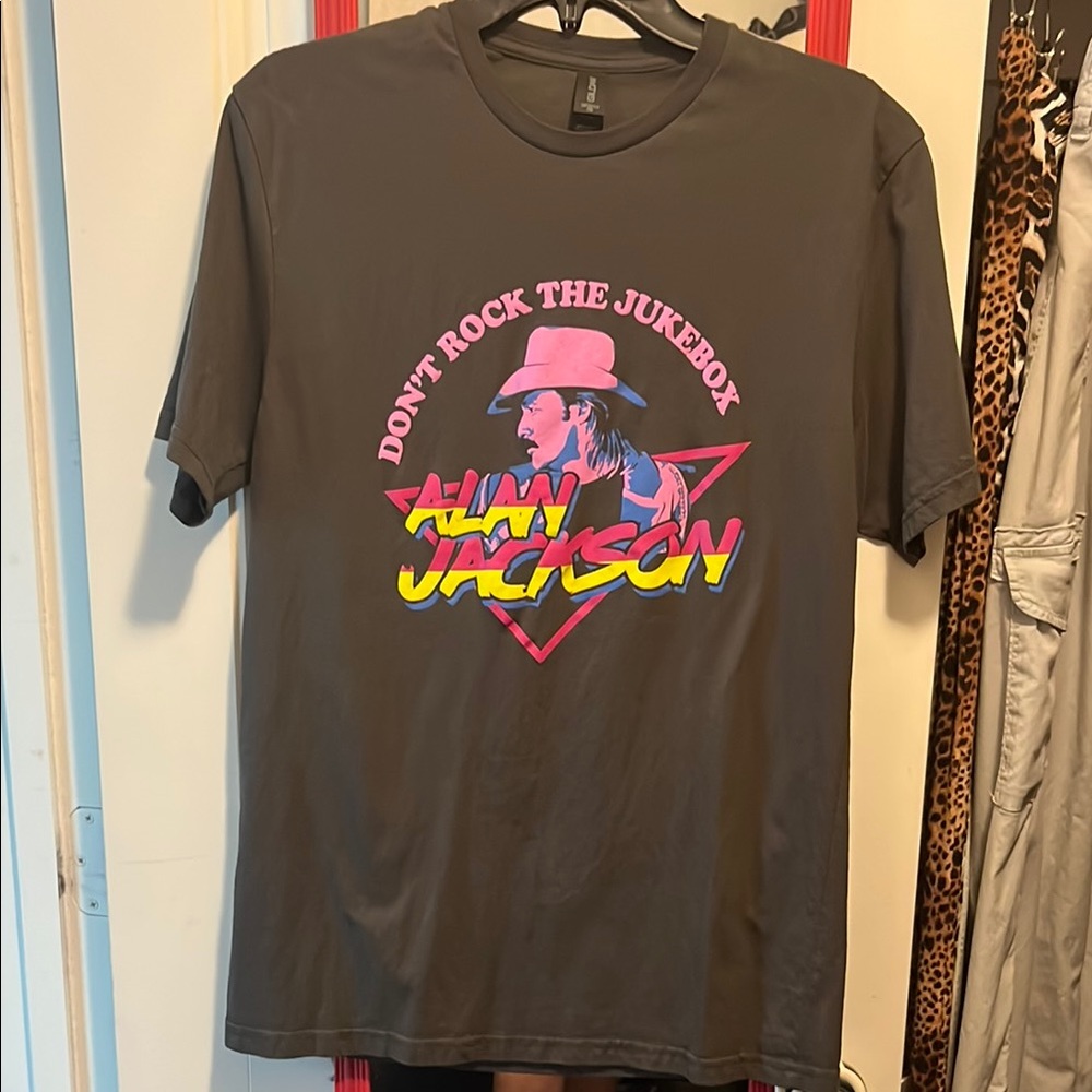 Alan Jackson Graphic T-Shirt - Black 2025 2/14/ concert